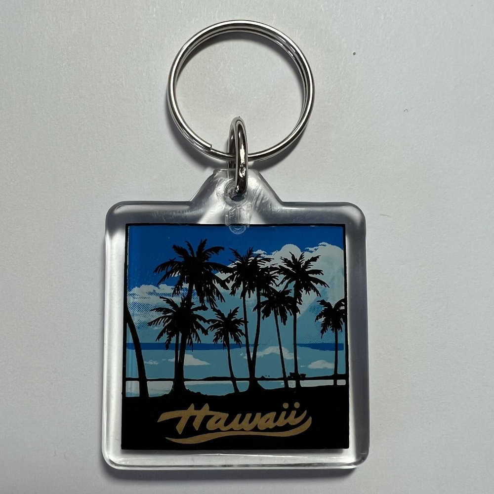 Vintage Hawaii Key‎ Chain Keychain Key Ring